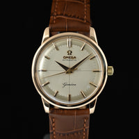 OMEGA | Anni ’60, Oro rosa 18 kt., carica automatica, 34 mm. Automatic winding rose gold vintage watch