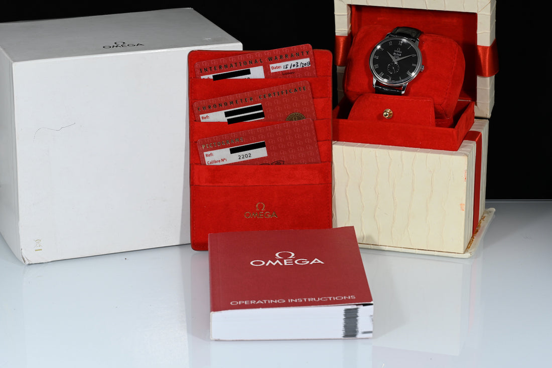 Omega | De Ville Prestige Co-axial Chronometer, 39 mm. Acciaio, Scatola e Garanzia Omega, 2013 Ref. 4813.50.01