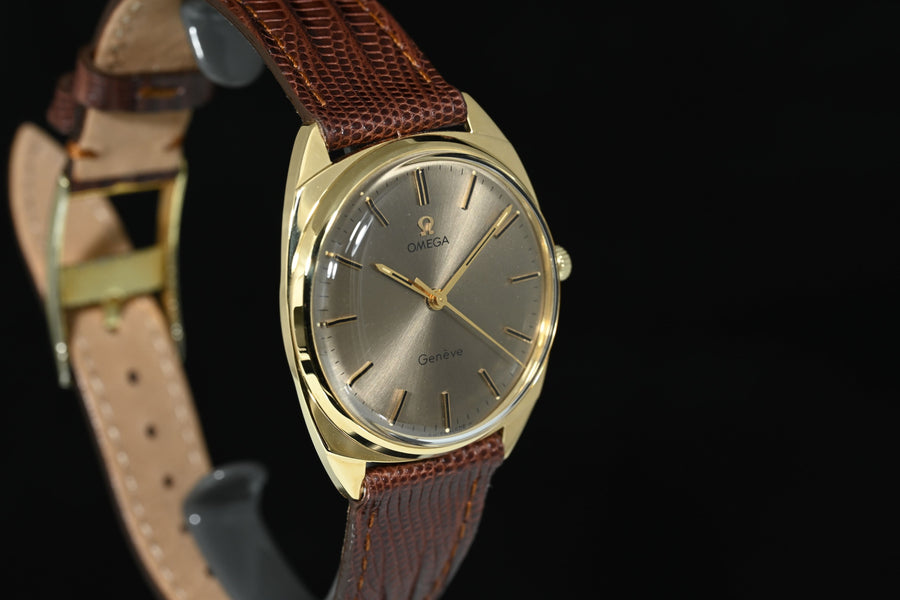 OMEGA | Genève Vintage Watch 70s Manual Winding, Yellow Gold Ref. 13191003