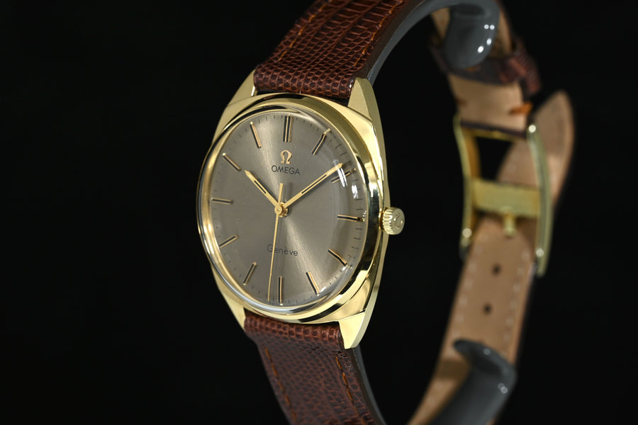 OMEGA | Genève Vintage Watch 70s Manual Winding, Yellow Gold Ref. 13191003