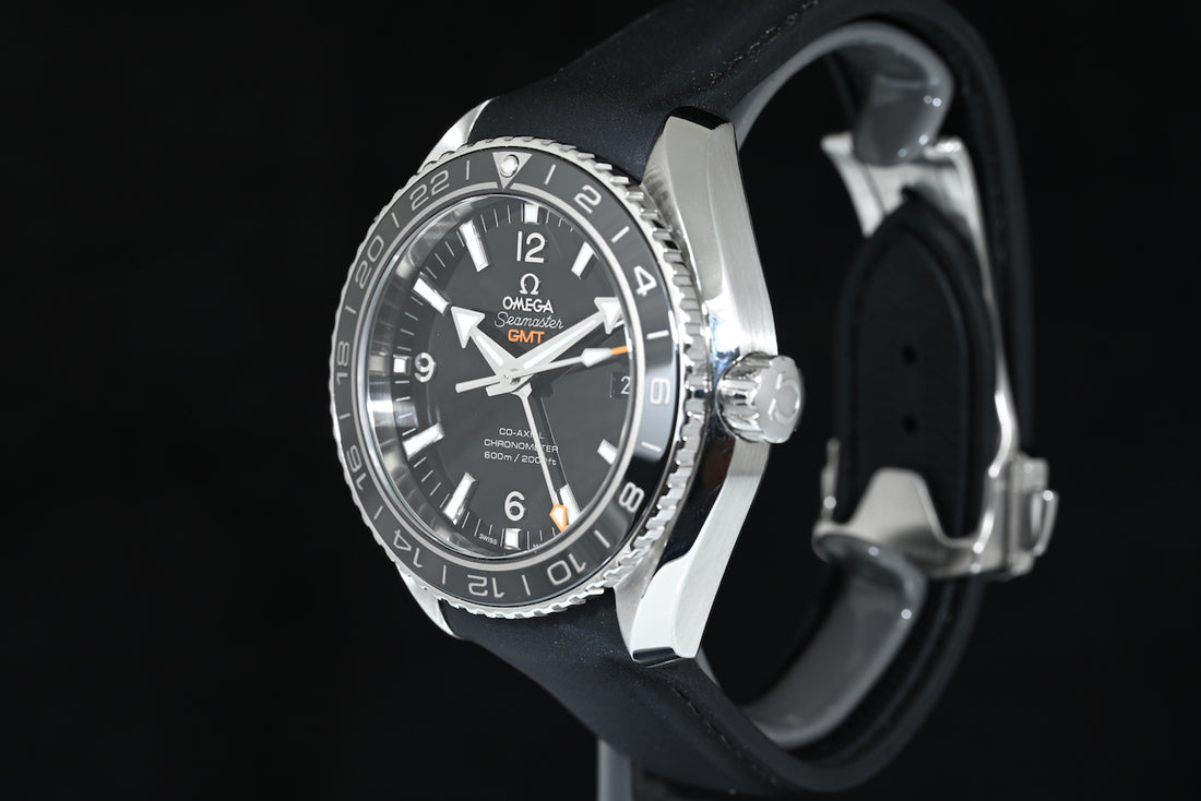 OMEGA | Seamaster GMT PLANET OCEAN 600 M 43,5 mm. Black Acciaio Scatola e Garanzia, 2016