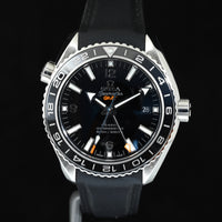 OMEGA | Seamaster GMT PLANET OCEAN 600 M 43,5 mm. Black Acciaio Scatola e Garanzia, 2016