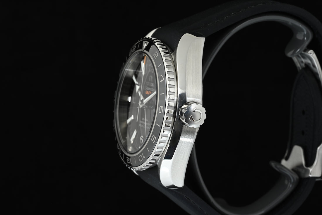 OMEGA | Seamaster GMT PLANET OCEAN 600 M 43,5 mm. Black Acciaio Scatola e Garanzia, 2016