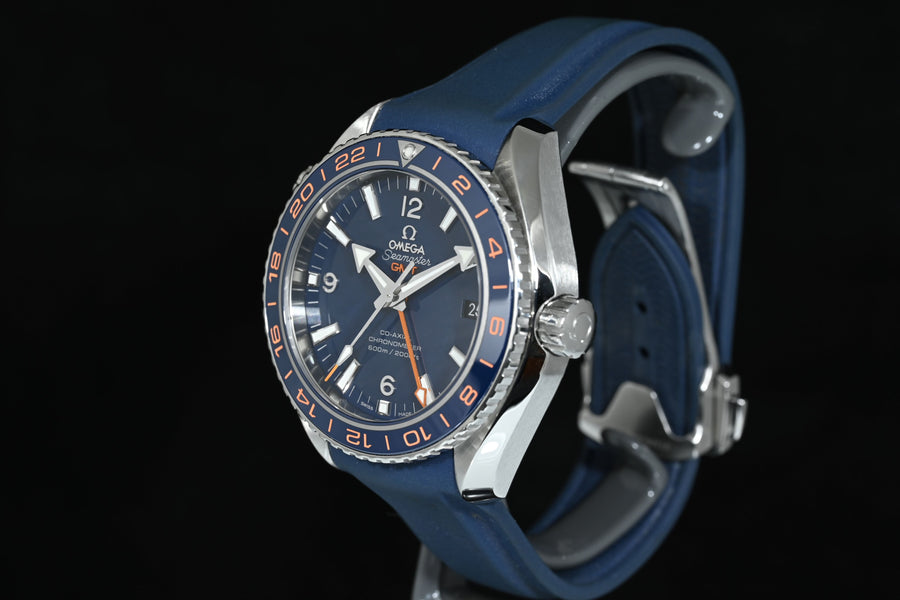 OMEGA | Seamaster GMT PLANET OCEAN 600 M 43,5 mm. Acciaio Scatola e Garanzia, 2018