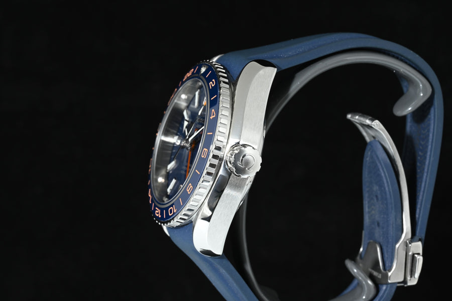 OMEGA | Seamaster GMT PLANET OCEAN 600 M 43,5 mm. Acciaio Scatola e Garanzia, 2018