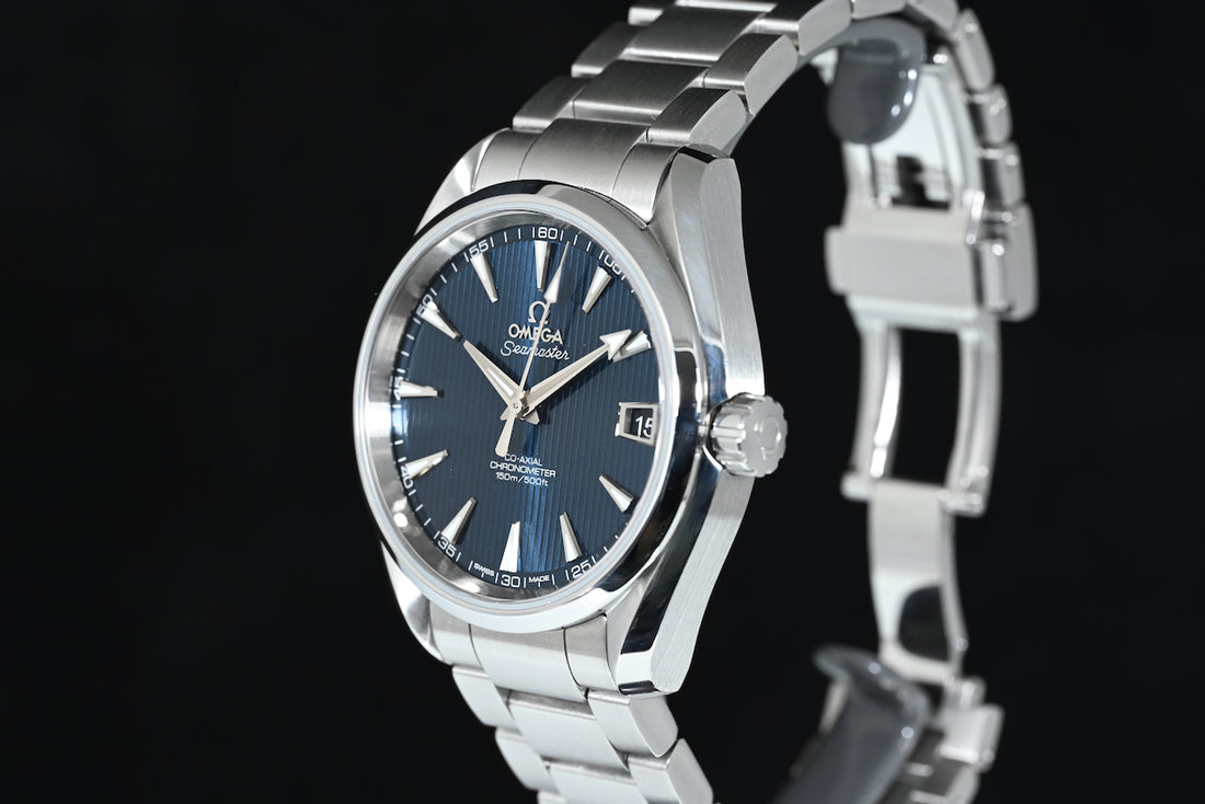 OMEGA | Seamaster Aqua Terra SKYFALL Blue Co-Axial Chronometer, 150 mt. Acciaio 38,5 mm Scatola e Garanzia, 2014