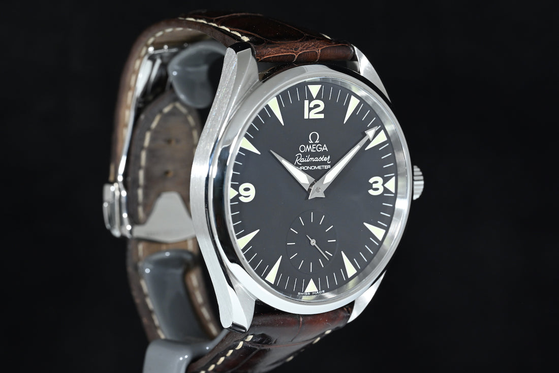 OMEGA | SEAMASTER RAILMASTER XXL Chronometer, 49 mm., Acciaio, Carica manuale, Scatola e Garanzia 2005