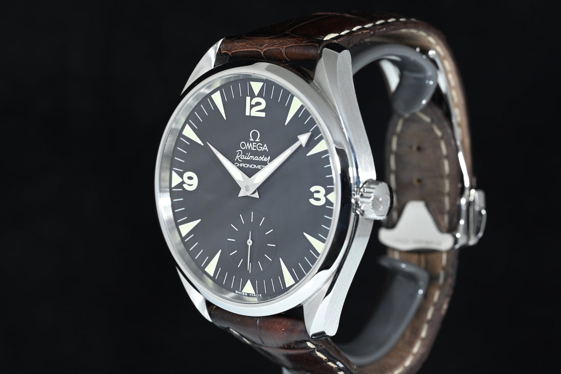 OMEGA | SEAMASTER RAILMASTER XXL Chronometer, 49 mm., Acciaio, Carica manuale, Scatola e Garanzia 2005