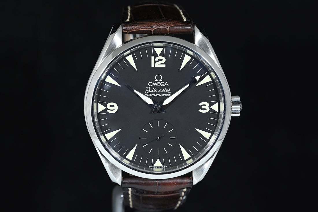 OMEGA | SEAMASTER RAILMASTER XXL Chronometer, 49 mm., Acciaio, Carica manuale, Scatola e Garanzia 2005
