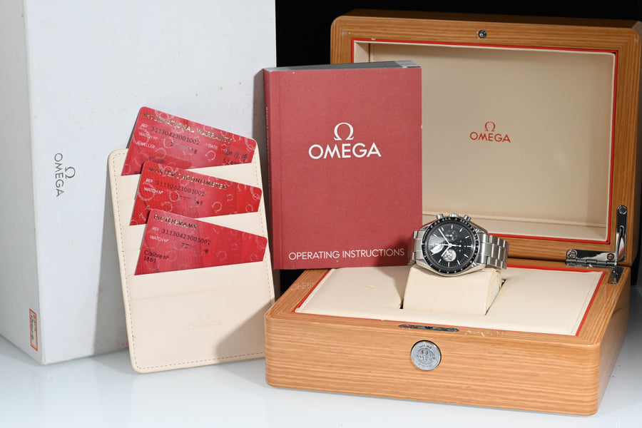 OMEGA | Speedmaster Professional Moonwatch Apollo 11 40th Anniversary | Acciaio 42 mm. | Scatola e Garanzia, 2009