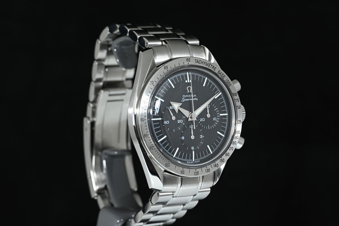 OMEGA | Speedmaster BROAD ARROW, Steel, 42 mm. Manual Ref.3594.50.00 Box and Papers