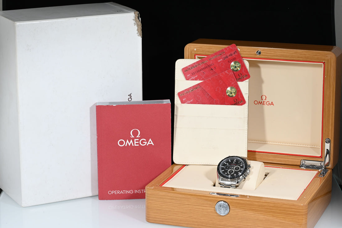 OMEGA | SPEEDMASTER BROAD ARROW Co-Axial Racing The Legend Collection Michael Schumacher Ref. 321.30.44.50.01.001