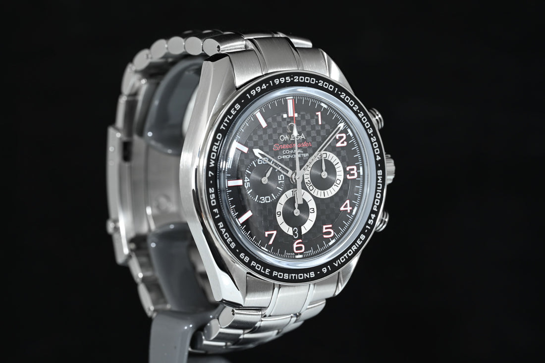 OMEGA | SPEEDMASTER BROAD ARROW Co-Axial Racing The Legend Collection Michael Schumacher Ref. 321.30.44.50.01.001