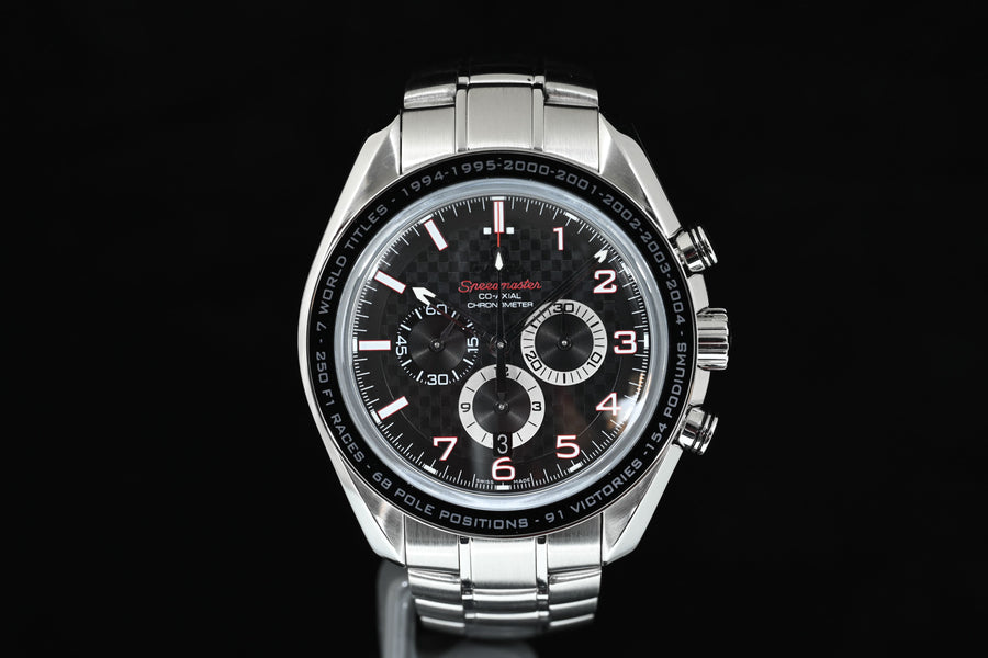 OMEGA | SPEEDMASTER BROAD ARROW Co-Axial Racing The Legend Collection Michael Schumacher Ref. 321.30.44.50.01.001