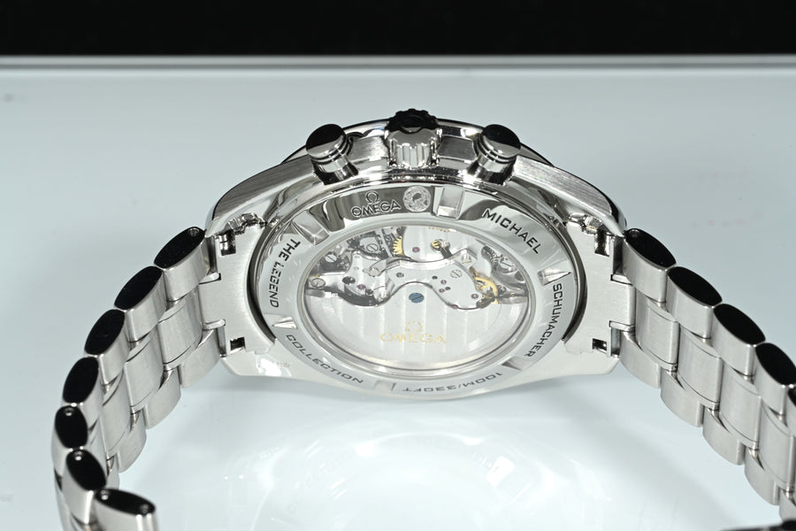 OMEGA | SPEEDMASTER BROAD ARROW Co-Axial Racing The Legend Collection Michael Schumacher Ref. 321.30.44.50.01.001