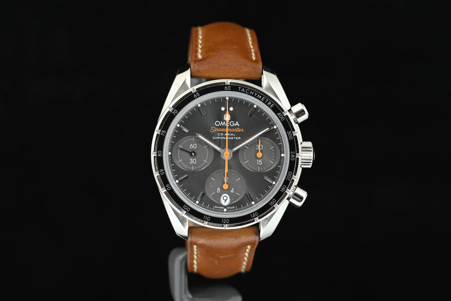 OMEGA | Speedmaster 38 mm. Co-Axial Chronograph Acciaio, Ref. 324.32.38.50.06.001 Garanzia Omega, 2023