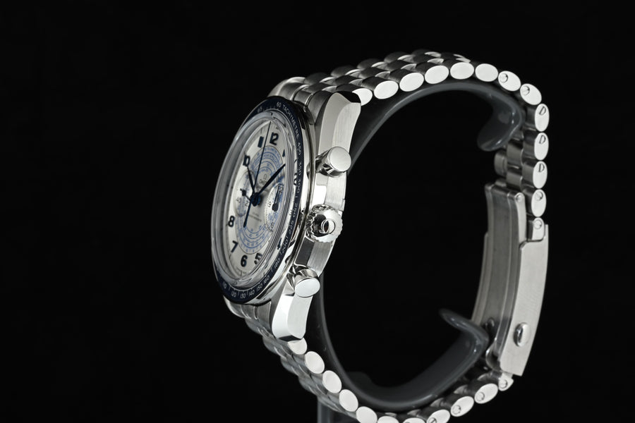OMEGA | Speedmaster Two Counters CHRONOSCOPE, 43 mm. Steel 329.30.43.51.02.001 Box and Papers, 2023