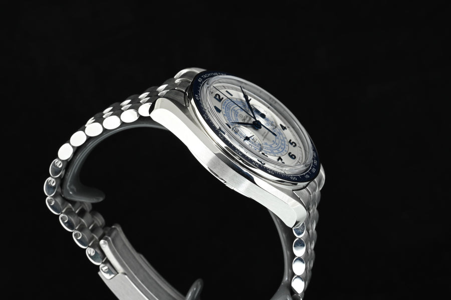 OMEGA | Speedmaster Two Counters CHRONOSCOPE, 43 mm. Steel 329.30.43.51.02.001 Box and Papers, 2023