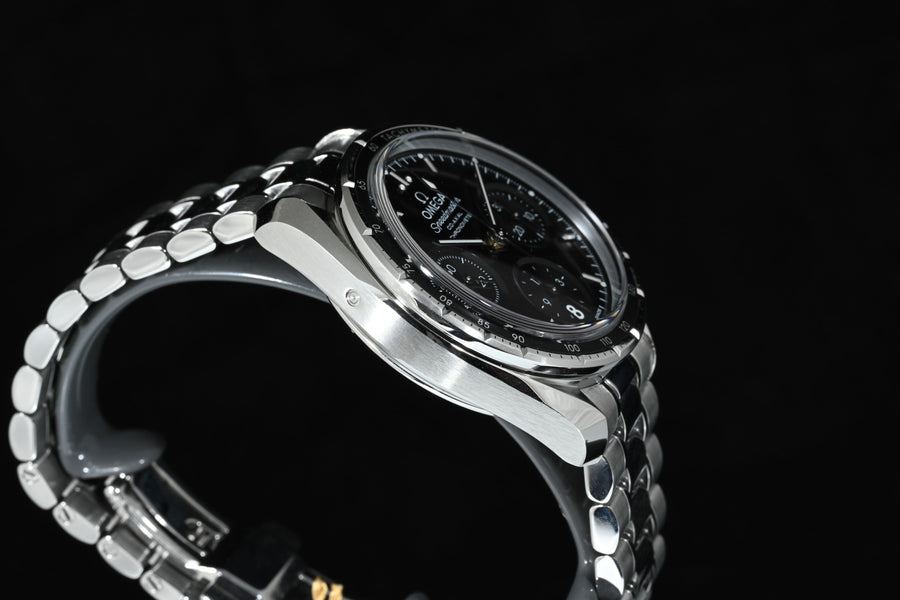 OMEGA | Speedmaster 38, Co-Axial Chronometer, Ref. 324.30.38.50.01.001 Scatola e Garanzia Omega, 2021