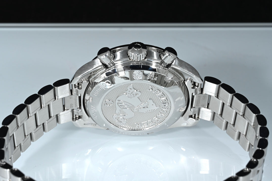 OMEGA | Speedmaster 38, Co-Axial Chronometer, Ref. 324.30.38.50.01.001 Scatola e Garanzia Omega, 2021