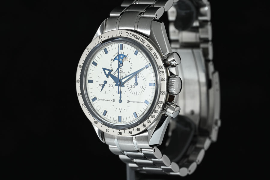 OMEGA | SPEEDMASTER PROFESSIONAL 'MOONWATCH' Moonphases Ref. 3575.20.00 Box and Paper Omega, 2001