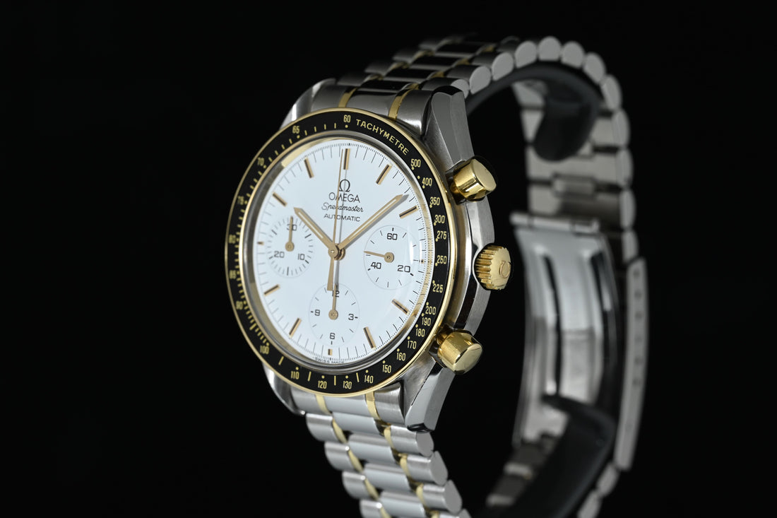 OMEGA | SPEEDMASTER REDUCED Automatic 39 mm. Ref. 1750032 Steel and Gold Year 1986