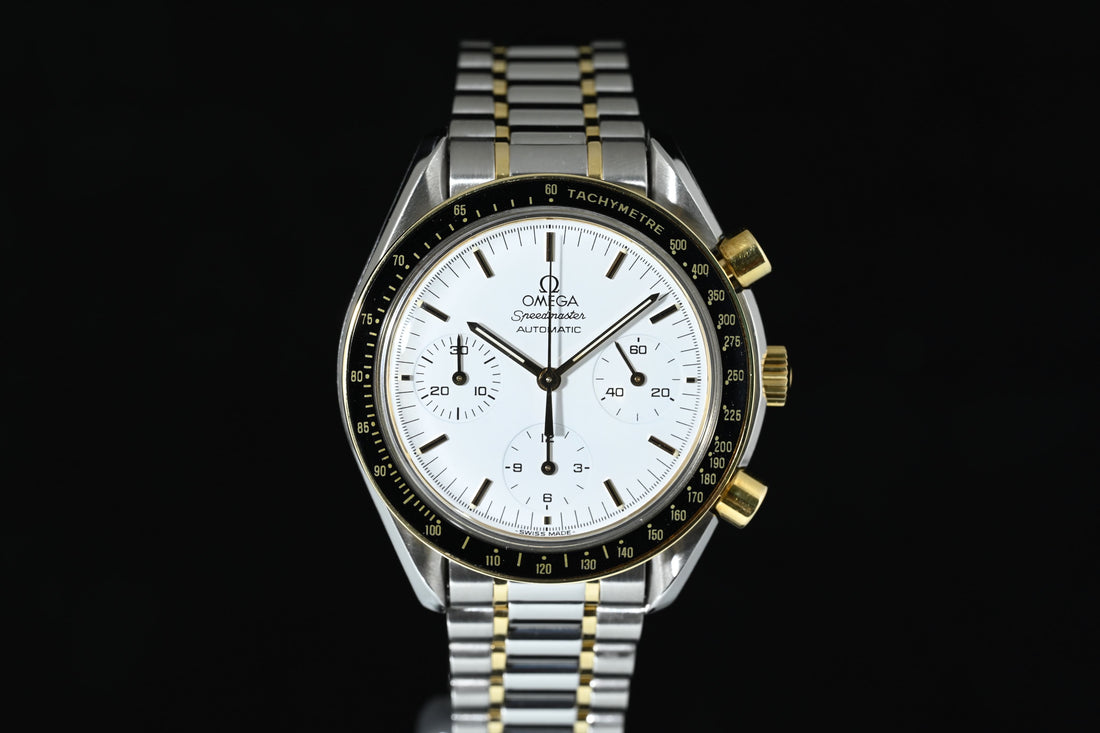 OMEGA | SPEEDMASTER REDUCED Automatic 39 mm. Ref. 1750032 Steel and Gold Year 1986
