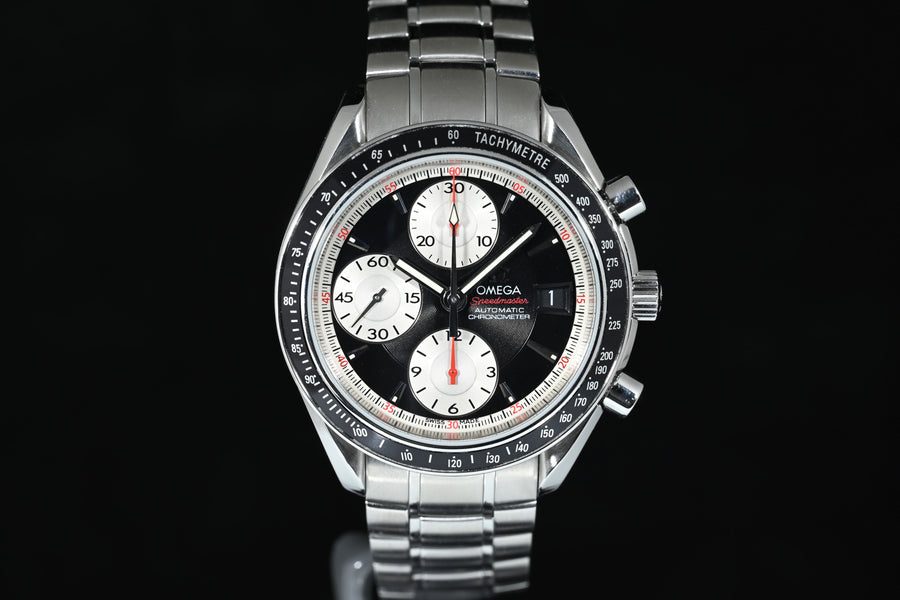 OMEGA | Speedmaster Date Automatic Chronograph ‘Reverse Panda, Acciaio, 40 mm. Anno 2007 Ref. 3210.51.00