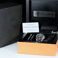 PANERAI | LUMINOR GMT Black Automatic 40 mm. PAM00244 OP6768 Scatola e Garanzia Panerai 2013