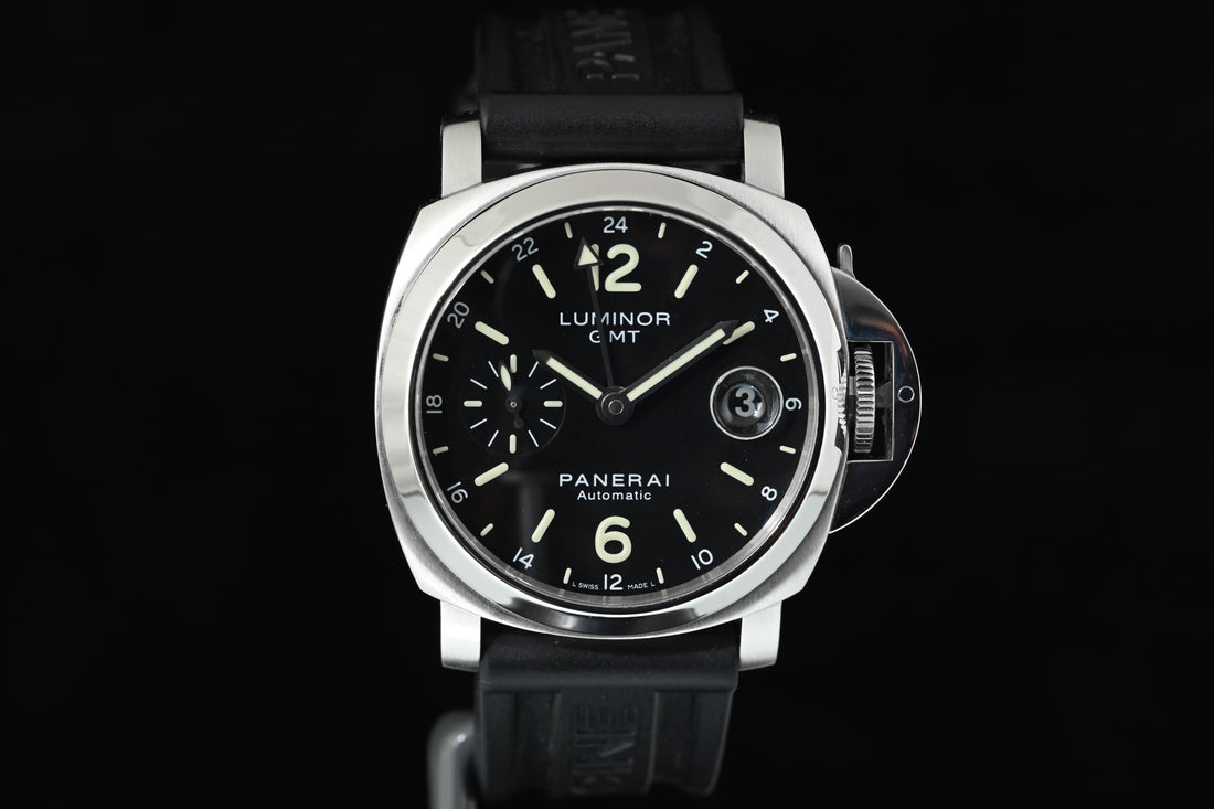 PANERAI | LUMINOR GMT Black Automatic 40 mm. PAM00244 OP6768 Scatola e Garanzia Panerai 2013