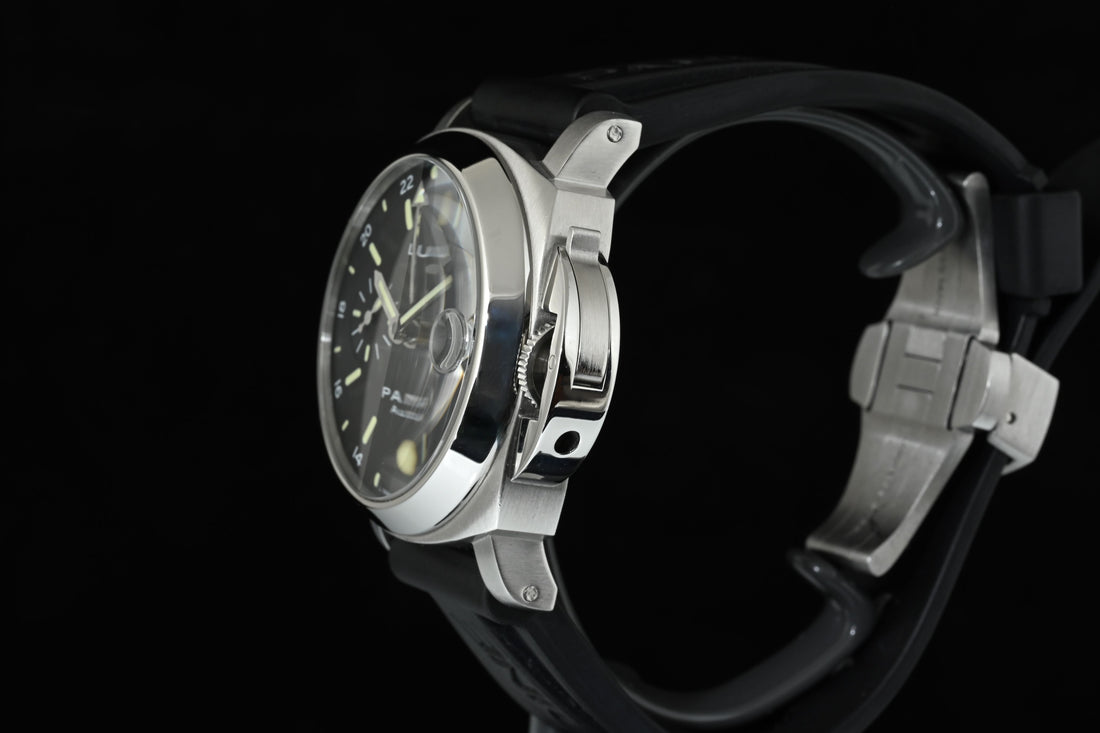 PANERAI | LUMINOR GMT Black Automatic 40 mm. PAM00244 OP6768 Scatola e Garanzia Panerai 2013