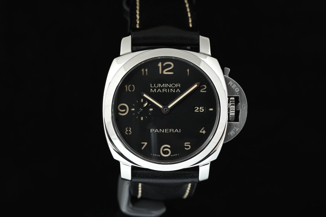 PANERAI | Luminor Marina 1950 3 Days Automatic, Dirty dial, 44 mm. Ref. PAM00359 Scatola e Garanzia, 2012