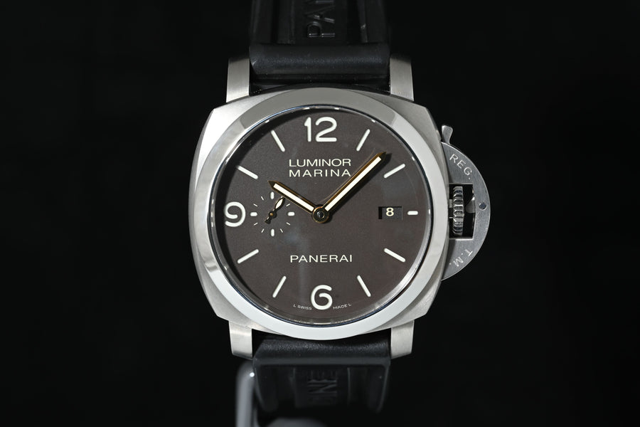 PANERAI | Luminor Marina 1950 3 Days Automatic, Titanium, 44 mm. Ref. PAM00351 Box and Papers, 2016