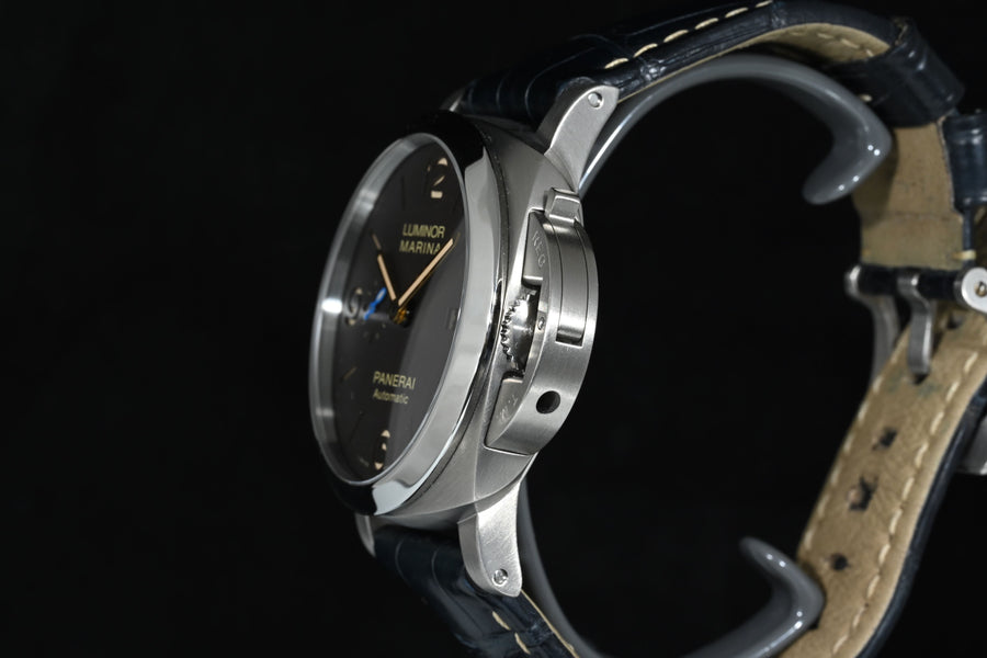 Panerai Luminor Marina 1950 3 Days Automatic Titanio 44 mm Brown Dial Ref. PAM01351 Box and Papers, 2019