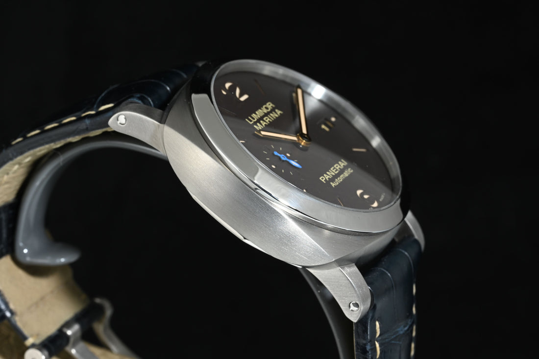 Panerai Luminor Marina 1950 3 Days Automatic Titanio 44 mm Brown Dial Ref. PAM01351 Box and Papers, 2019