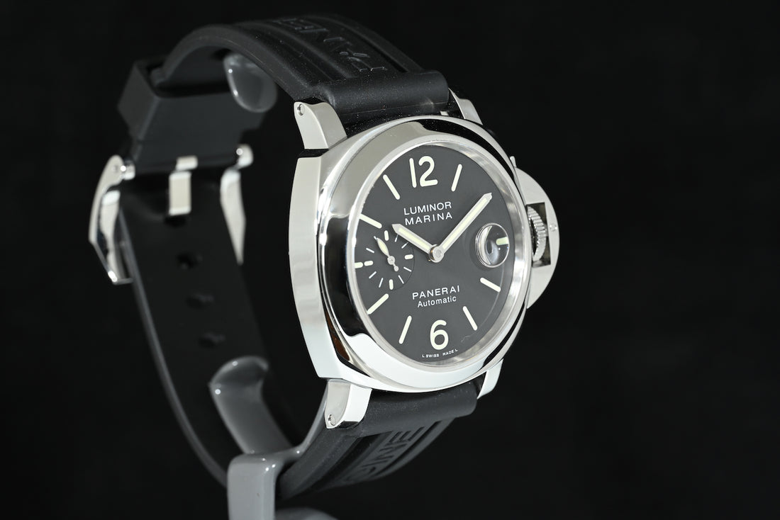 PANERAI | LUMINOR MARINA PAM00104 OP6693 Scatola e Garanzia Panerai 2015 Acciaio, 44 mm.
