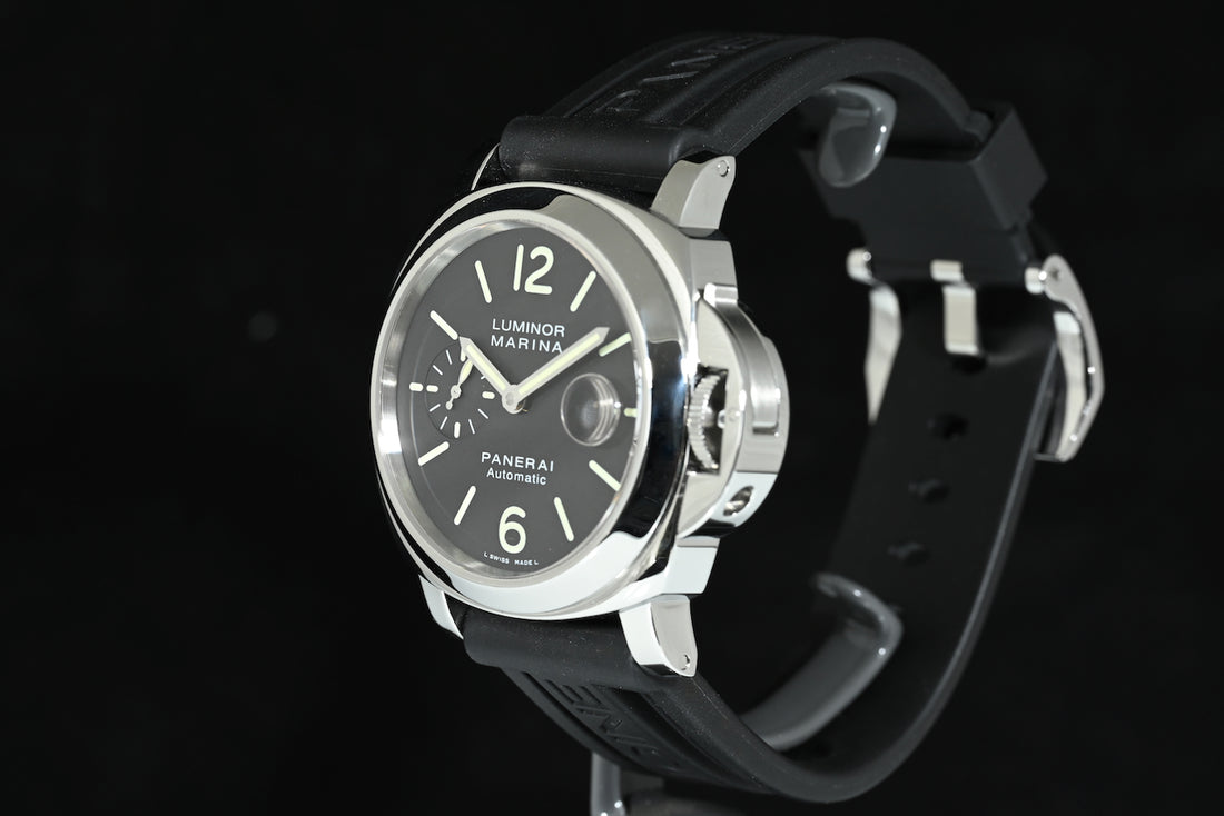 PANERAI | LUMINOR MARINA PAM00104 OP6693 Scatola e Garanzia Panerai 2015 Acciaio, 44 mm.