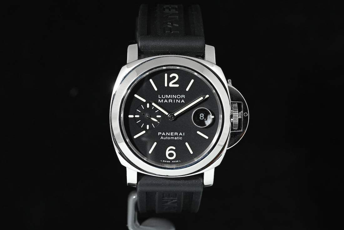 PANERAI | LUMINOR MARINA PAM00104 OP6693 Scatola e Garanzia Panerai 2015 Acciaio, 44 mm.
