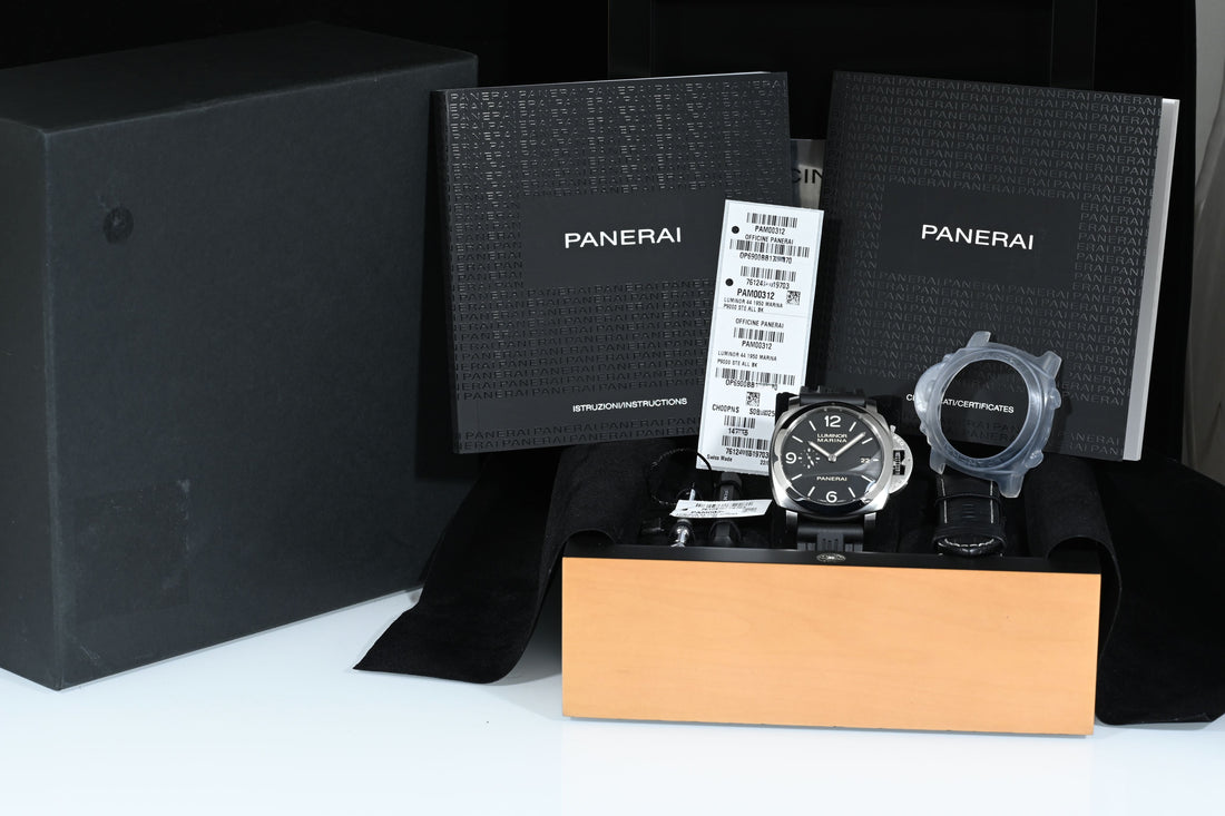 PANERAI | LUMINOR MARINA 1950 3 Days Ref. PAM00312 Steel, 44 mm. Panerai box and papers, 2016