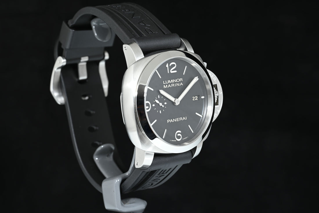 PANERAI | LUMINOR MARINA 1950 3 Days Ref. PAM00312 Steel, 44 mm. Panerai box and papers, 2016