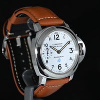 PANERAI | LUMINOR MARINA LOGO Bianco PAM00660 Acciaio, 44 mm. Manuale Scatola e Garanzia, 2016
