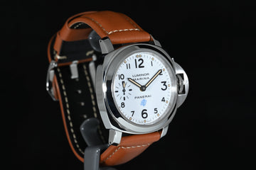 PANERAI | LUMINOR MARINA LOGO Bianco PAM00660 Acciaio, 44 mm. Manuale Scatola e Garanzia, 2016