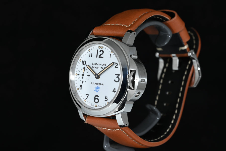 PANERAI | LUMINOR MARINA LOGO Bianco PAM00660 Acciaio, 44 mm. Manuale Scatola e Garanzia, 2016