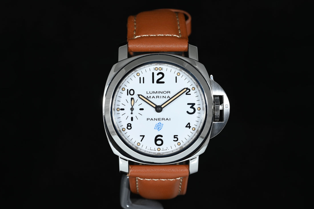 PANERAI | LUMINOR MARINA LOGO Bianco PAM00660 Acciaio, 44 mm. Manuale Scatola e Garanzia, 2016