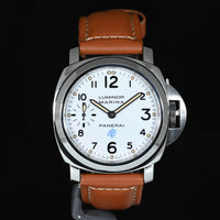 PANERAI | LUMINOR MARINA LOGO Bianco PAM00660 Acciaio, 44 mm. Manuale Scatola e Garanzia, 2016