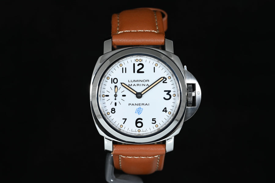 PANERAI | LUMINOR MARINA LOGO Bianco PAM00660 Acciaio, 44 mm. Manuale Scatola e Garanzia, 2016