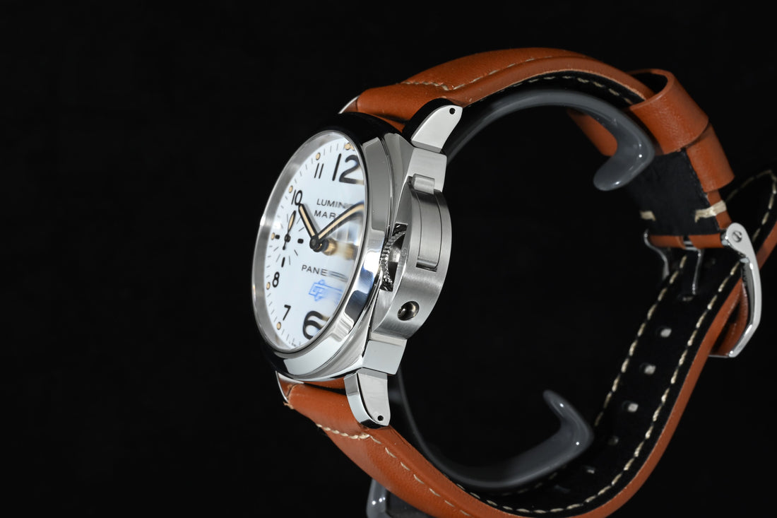 PANERAI | LUMINOR MARINA LOGO Bianco PAM00660 Acciaio, 44 mm. Manuale Scatola e Garanzia, 2016
