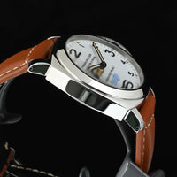 PANERAI | LUMINOR MARINA LOGO Bianco PAM00660 Acciaio, 44 mm. Manuale Scatola e Garanzia, 2016
