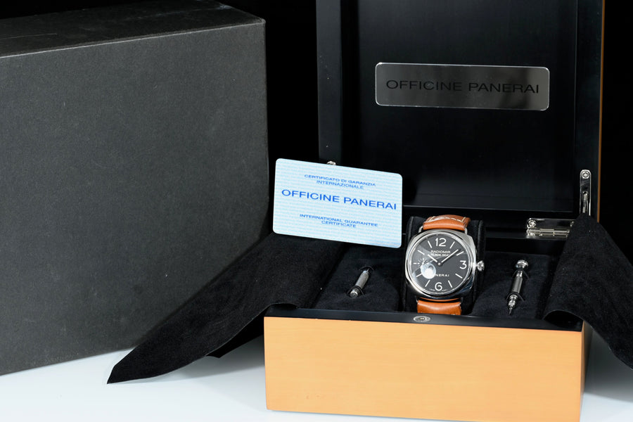 PANERAI | RADIOMIR – BLACK SEAL Manuale Acciaio 45 mm. PAM00183 Scatola e Garanzia 2011