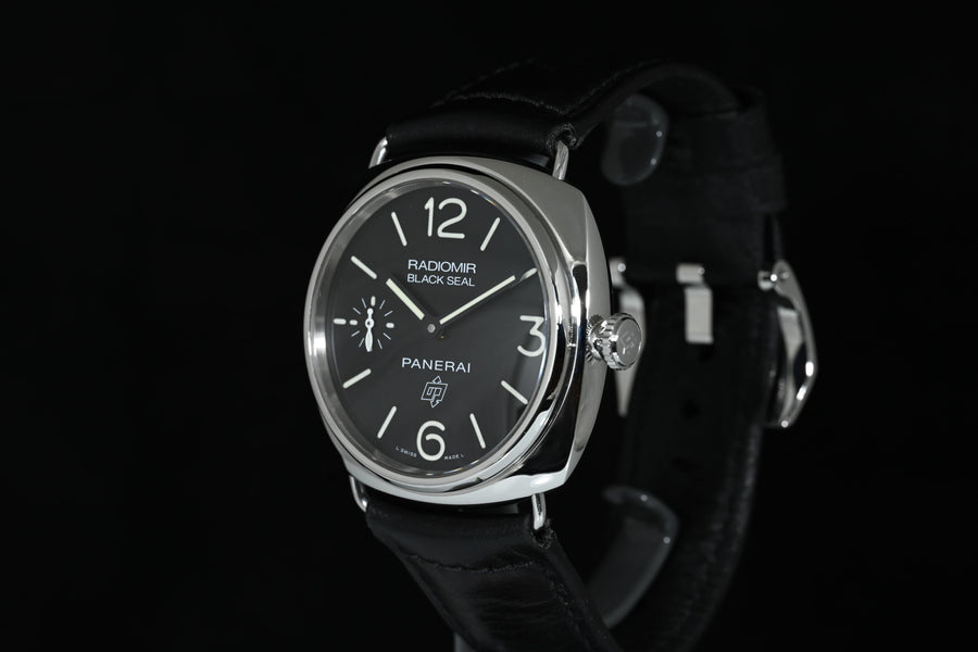 PANERAI | RADIOMIR BLACK SEAL LOGO Manual Steel 45 mm. PAM00380 Box and Papers, 2013